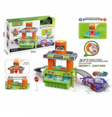 Автомийка 660 S 103 (48/2) машинка змінює колір, трек, контейнер та бак для води, аксесуари, наліпки, в коробці