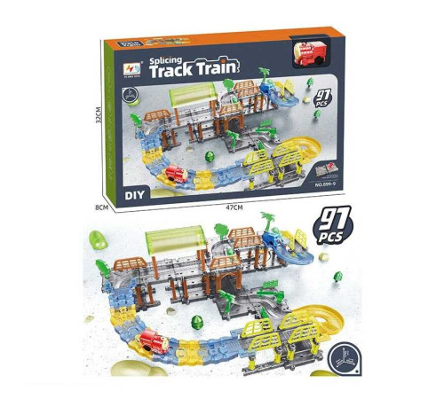 Трек 899-9 (18) 89 елементів, локомотив, в коробці – в наличии! Купите сейчас у KAZKOVA