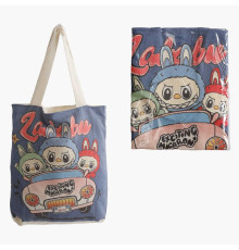 гр Шопер "Тваринка" 75547 (1) герой, розмір - 37.5х43 см, довжина з ручками - 67 см, текстиль, в пакеті