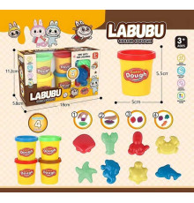 Тісто для ліплення 6213 C (48) герой, 4 кольори, формочки, в коробці