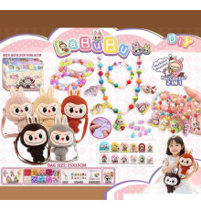 Набір для створення прикрас L 5362 (120/2) герой, рюкзак, підвіски, намистини, ліска, в коробці, ВИДАЄТЬСЯ МІКС ВИДІВ