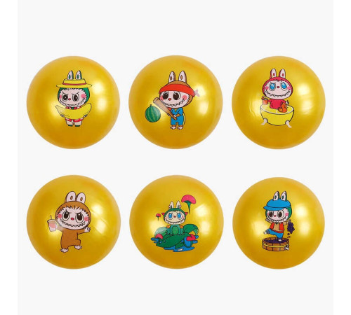 М`яч гумовий C 70962 (600) діаметр 18 см, у пакеті, ВИДАЄТЬСЯ ТІЛЬКИ МІКС ВИДІВ