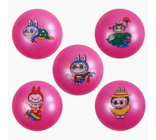 М`яч гумовий C 70962 (600) діаметр 18 см, у пакеті, ВИДАЄТЬСЯ ТІЛЬКИ МІКС ВИДІВ