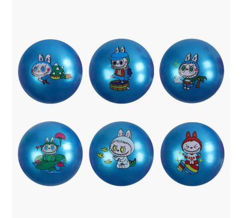 М`яч гумовий C 70962 (600) діаметр 18 см, у пакеті, ВИДАЄТЬСЯ ТІЛЬКИ МІКС ВИДІВ