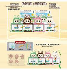 Магнітна мозаїка W 6528 (60) 4 кольори, 118 елементів, 16 двосторонніх карток з завданнями, в коробці, ВИДАЄТЬСЯ ТІЛЬКИ МІКС ВИДІВ