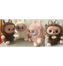М`яка іграшка M 19796 (100) 3 види, висота 33 см, гумове обличчя, великі пластикові оченята, ВИДАЄТЬСЯ ТІЛЬКИ МІКС ВИДІВ