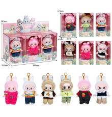 Герой JZ 773 A10 (40/2) ЦІНА ЗА 6 ШТУК В БЛОЦІ, висота 13 см, брелки, рухливі кінцівки та голова, знімний одяг, карабін, в коробці