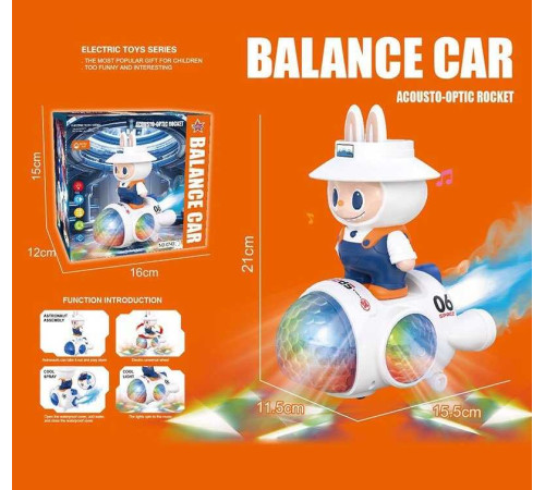 Музична іграшка 0740 (120/2) герой, мелодія, звук, підсвічування, парогенератор, колесо вільного ходу, в коробці