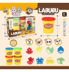 Тісто для ліплення 6213 A (48) герой, 4 кольори, формочки, в коробці