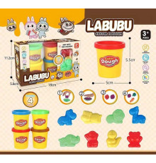 Тісто для ліплення 6213 B (48) герой, 4 кольори, формочки, в коробці