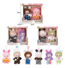 Набір героїв JZ 761 G (120/2) 3 види, 2 персонажі, брелки, рухливі кінцівки та голова, знімний одяг, карабін, в коробці, ВИДАЄТЬСЯ ТІЛЬКИ МІКС ВИДІВ