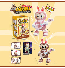 Музична іграшка 5978 B (72/2) 2 кольори, герой, підсвічування, музика, танцює, 2 режими, висота 25 см, в коробці