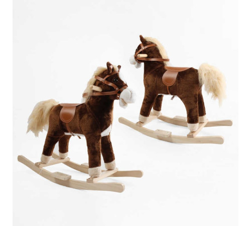 Качалка-гойдалка музична C 73321 (8) “Кінь”, 72х28х65 см, звуки, рухається хвіст, відкривається рот, в пакеті
