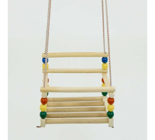 гр Гойдалки підвісні 113 (12) пластик-дерево бук