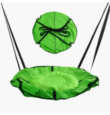 гр Гойдалка-гамак, колір салатовий GL 270895 (1) D подушки = 60 см, подушка з водонепроникного матеріалу, 120-150 кг, ремінці, D чохла = 105 см, знімний чохол, в пакеті