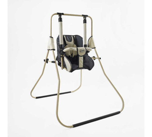 гр Гойдалка 0-м "Алінка" 209896 (1) сірий з бежевим, бежевий каркас, зміна положення спинки "сидячи/лежачи", у пакеті