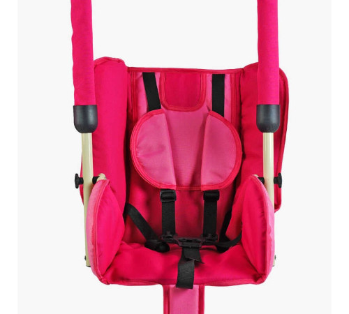 гр Гойдалка 0-м "Алінка" 25133 (1) малиново-бежевий, бежевий каркас, зміна положення спинки "сидячи/лежачи", у пакеті