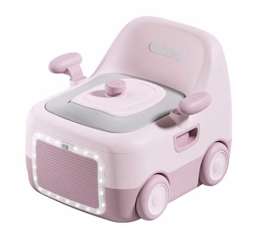 гр Горщик дитячий J-36009 (1) "Bimbo", колір рожевий, м'яке сидіння, підсвічування, в коробці