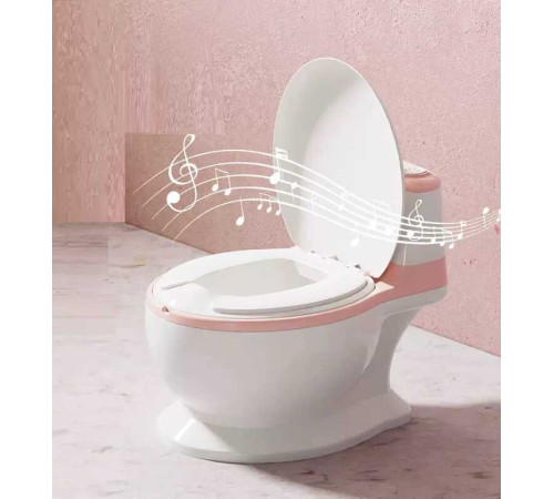 гр Горщик дитячий Bimbo 9226-58 (1) колір Рожевий, озвучування, м`яке сидіння, в коробці – в наличии! Купите сейчас у KAZKOVA