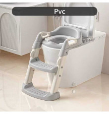 гр Дитяче сидіння на унітаз зі сходами та ручками Bimbo 6887-36 (1) розмір 31х34х11 см, м’яке сидіння, в коробці