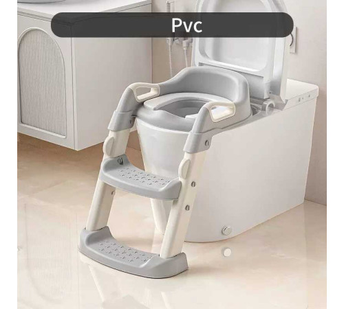 гр Дитяче сидіння на унітаз зі сходами та ручками Bimbo 6887-36 (1) розмір 31х34х11 см, м’яке сидіння, в коробці – в наличии! Купите сейчас у KAZKOVA