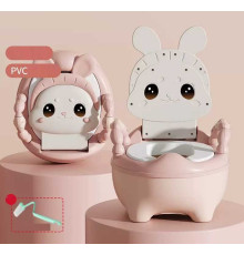 гр Горщик дитячий Bimbo 2140-62 (1) колір Рожевий, м`яке сидіння, в коробці