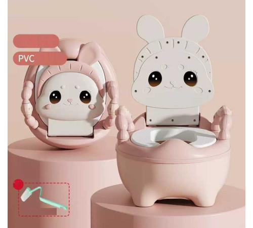 гр Горщик дитячий Bimbo 2140-62 (1) колір Рожевий, м`яке сидіння, в коробці – в наличии! Купите сейчас у KAZKOVA