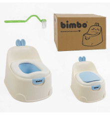 гр Горщик BM-17355 (1) "Bimbo", знімна м’яка накладка, кришка, щіточка, в коробці