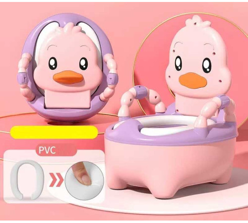 гр Горщик дитячий Bimbo 2841-35 (1) колір Рожевий, м`яке сидіння, в коробці – в наличии! Купите сейчас у KAZKOVA