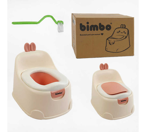 гр Горщик BM-18909 (1) "Bimbo", знімна м’яка накладка, кришка, щіточка, в коробці – в наличии! Купите сейчас у KAZKOVA