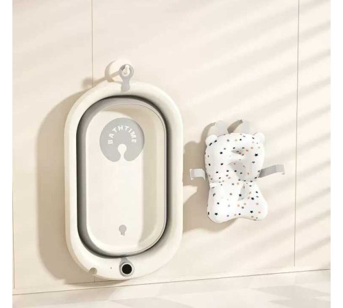 гр Ванночка дитяча складна Bimbo 0751-36 (1) розмір 76х47*21см, клапан зливу, розкладні ніжки, електронний датчик температури, матрац, в коробці