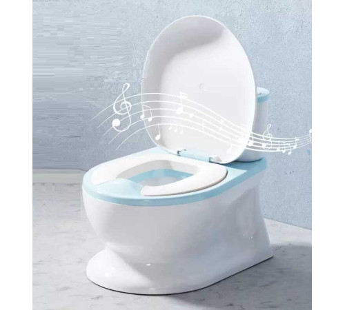 гр Горщик дитячий Bimbo 3145-72 (1) колір Блакитний, озвучування, м`яке сидіння, в коробці – в наличии! Купите сейчас у KAZKOVA