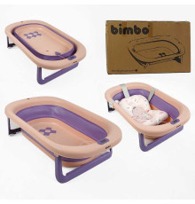 гр Ванна BM-30011 (1) "Bimbo", 79х47х21 см, розкладна, клапан зливу, розкладні ніжки, електронний датчик температури, матрац, в коробці