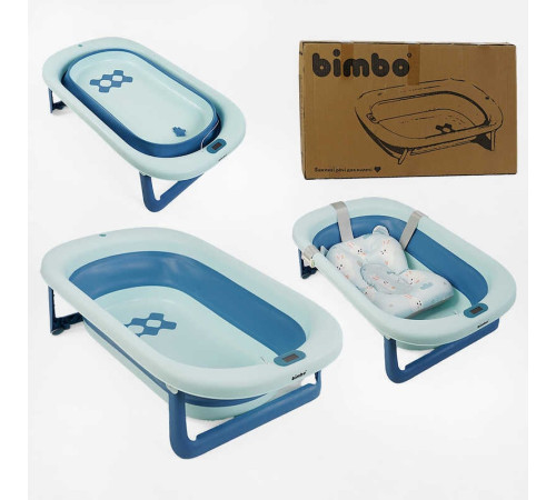 гр Ванна BM-40255 (1) "Bimbo", 79х47х21 см, розкладна, клапан зливу, розкладні ніжки, електронний датчик температури, матрац, в коробці – в наличии! Купите сейчас у KAZKOVA