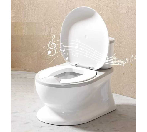 гр Горщик дитячий Bimbo 7410-22 (1) колір Сірий, озвучування, м`яке сидіння, в коробці – в наличии! Купите сейчас у KAZKOVA