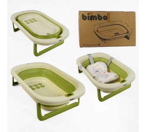 гр Ванна BM-60530 (1) "Bimbo", 79х47х21 см, розкладна, клапан зливу, розкладні ніжки, електронний датчик температури, матрац, в коробці – в наличии! Купите сейчас у KAZKOVA