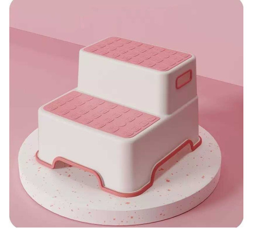 гр Сходинки дитячі Bimbo 4056-73 (20) колір Рожевий, антиковзкі накладки, в пакеті – в наличии! Купите сейчас у KAZKOVA