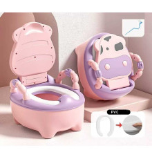 гр Горщик дитячий Bimbo 8236-48 (1) колір Рожевий, м`яке сидіння, в коробці