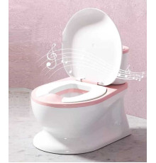 гр Горщик дитячий Bimbo 9211-36 (1) колір Рожевий, озвучування, м`яке сидіння, в коробці