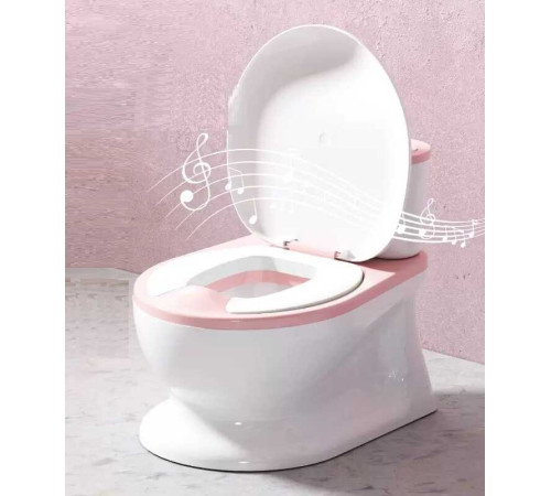 гр Горщик дитячий Bimbo 9211-36 (1) колір Рожевий, озвучування, м`яке сидіння, в коробці – в наличии! Купите сейчас у KAZKOVA