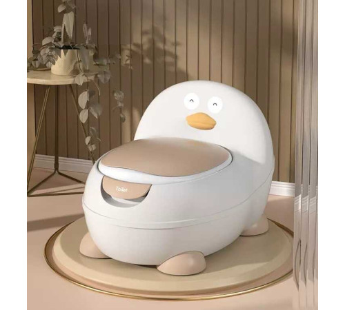 гр Горщик дитячий Bimbo 1289-70 (1) колір Бежевий, м`яке сидіння, в коробці