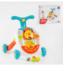 Музична каталка НЕ 0830 (6) підсвічування, звуки, мелодії, сортер, гра з кульками, знімне музичне брязкальце, у коробці