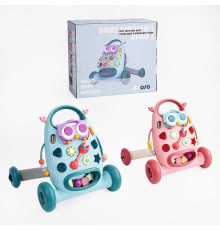 Каталка-Ходунки K 5 (6) 2 види, музика, підсвічування, сортрер, пальчикові ігри, брязкальця, в коробці