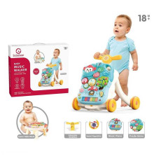 Каталка YL 623 Штрих=50142 (12) пісні англійською, звуки, мелодії, піаніно, пальчикові ігри, сортер, в коробці