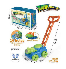 Каталка з мильними бульбашками P 099 (8) на батарейках, підсвітка, мильні розчини, 10 отворів, в коробці