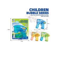 Пістолет з мильними бульбашками P 82438 (96/2) 3 види, ВИДАЄТЬСЯ МІКС ВИДІВ, на листі