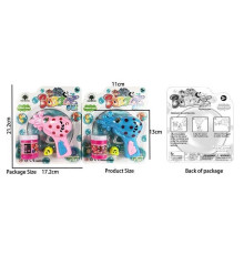 Пістолет з мильними бульбашками JNH 661 (192/2) 2 види, на листі