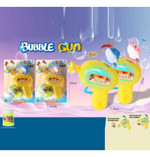 Пістолет з мильними бульбашками 1148 (168/2) 2 види, мильний розчин, 10х15 см, на листі