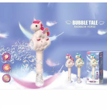 Установка з мильними бульбашками 333-26 (60/2) 2 види, підсвічування, 12 отворів, висота 28см, автоматичний принцип, пляшечка з мильним розчином, в коробці