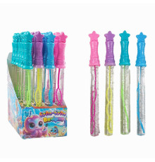 Мильні бульбашки TC 90774 (12) "WToys", ЦІНА ЗА 24 ШТУКИ В БЛОЦІ, "Чарівна паличка", висота 25см, в коробці